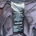 Anthropologie By  Cap Sleeve V-Neck Button Front Ruched Slim Midi Dress Black 1X Photo 10