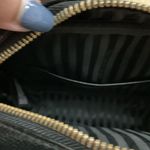 Victoria's Secret  Black City Crossbody Belt Bag Purse Lips Tassel Photo 3