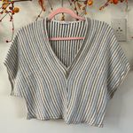 ZARA  Textured Striped Sweater Photo 1