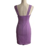 ASTR  the Label Sterotype Dress Lilac Bodycon Stretch Mini Sz S Sweetheart Neck Photo 1