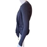 Karen Millen  Gray Ruffle Cardigan (2) Photo 3