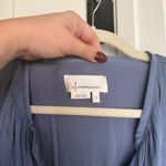 Anthropologie  Somerset Satin Slate Blue Maxi Dress Photo 4