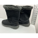 Skechers Womans Sketchers Goga Mat Comfort Pull On Winter Boot 6.5 Black Lined Photo 3