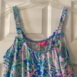 Lilly Pulitzer  Summer Dress size S length 32” bust 32” Sleeveless Tiered Dress Photo 3