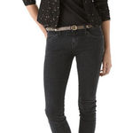 Diane Von Furstenberg  Maya Pebble Lace and Leather Black Button and Zip Blazer Photo 0