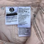 Levi's 501 Button Fly Cut Off Festival Shorts Peach Denim Jean Photo 3