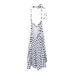 Vintage Lady Style Polka Dot Rockabilly Swing Dress / Rockabilly / Pin Up White Photo 3