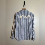 Driftwood  Laura Stripe Button Down Shirt in Daisy Daydream Photo 6