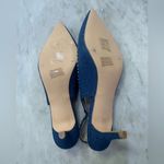 French Connection Kitten Heel Denim Slingback Pumps Photo 9