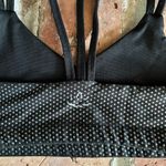 Beyond Yoga  Silver Metallic Foil Polka Dot Sports Bra, XS Photo 5