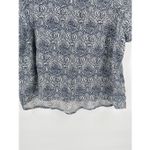 Rachel Zoe 100% Linen Boxy Floral Short Sleeve T Shirt Size 1X Plus Coastal Photo 4