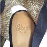 Castaner Castañer Carina Navy Canvas Espadrille Wedge Sandals Ankle Tie Size 39 US 8.5-9 Photo 6