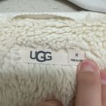 UGG  Abriana Sherpa Shawl Cardigan Heather White Medium Photo 3