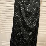 ZARA Dotted Satin Effect Corset Dress Photo 3