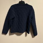 Athleta Athlete Retroplush Quilted Crewneck Sweatshirt Navy Blue- Size Small Photo 7