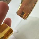 Salvatore Ferragamo Salvatore Ferragamo Gold Tone Bangle Bracelet Photo 7