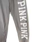 Victorias Secret Pink Jogger Sweatpants S Gray Logo Lounge Sporty Casual Y2K Photo 2