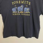SheIn Yosemite 1991 Shirt One Size Navy Blue Bears Sierra Nevada Tourist Top Photo 3