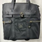 Henri Bendel  Black Jetsetter Backpack Tote Travel Bag Photo 8