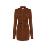 With Jean WITH JÉAN Andy Dress, Chocolate, XL Photo 7