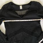 l*space L* Bloomfield Swim Cover Up Tunic Cotton Dress Black Size Large Beach Pool Photo 11