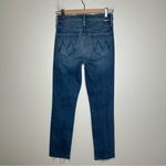 Mother Mid Rise Dazzler Ankle Fray jeans We The Animals 26 Blue Photo 9