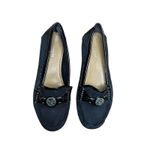 Coach  Black Fonda Suede Slip On Flat Loafers A2934 Size‎ 6 Photo 4