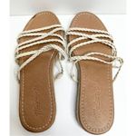 Madewell Sandals Womens Size 7 Braided Leather Espadrille Slip On Slide Shoes Photo 5