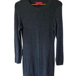 Krimson Klover Long Sleeve Ribbed Bodycon Mini Dress Gray Women's Size Small Photo 0