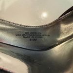 Guess Platform Snakeskin Peep Toe Locklyn Stiletto Heels Womens Size 8.5M Silver Photo 6