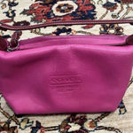 Coach Vintage Y2K Leather Mini Baguette Shoulder Baguette Bag Pink Leather Photo 0