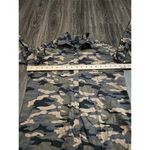 True Religion  Women’s Camo Studded Button Down Utility Shirt size Small Photo 2