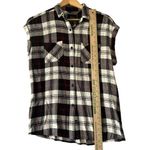 Rails Shirt Women’s S Small Red Black White Plaid Button Up Short Sleeve Casual Photo 6