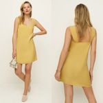 Reformation  Alora Mini Dress Dandelion Yellow Photo 2