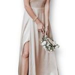 Show Me Your Mumu M Shannon One Shoulder Dress Show Me the Ring Slit Gown Formal Photo 0