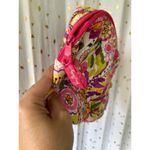 Vera Bradley  Happy Bouncing Bouquet Clear Plastic Lined Zipper Cosmetic Bag Photo 3