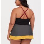 Torrid  Harry Potter‎ Hogwarts Crest One Piece Underwire Swim Dress 4X Photo 2