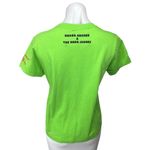 Marc Jacobs  Magda Archer Green Be Happy Be Lucky Short Sleeve Tee T-Shirt Top M Photo 1
