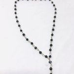 Sterling Silver Delicate , beaded  necklace Photo 5