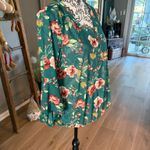 Ember size XL green floral blouse - top Photo 3