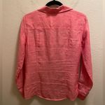 Brooks Brothers "346" Red/Pink Linen Button Down Shirt Size 6 Photo 5