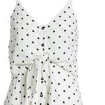 Black and white polkadot high waisted dress Size M Photo 3