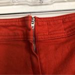 Urban Outfitters UO BDG Bright Coral Orange Crop Straight Leg High Rise Pants Photo 6