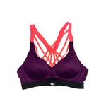 Victoria's Secret  VSX Sport Lightweight Strappy Cage Purple Coral Bra size 32A Photo 2