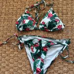 Victoria's Secret Victoria’s Secret Tropical Print Bikini Set S/M triangle top and cheeky bottoms Photo 11