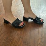 Steve Madden Black Platform Jelly Sandals Photo 4