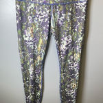 Lululemon  Women's Wunder Under Ptn Full‎ On Luxtreme Floral Sport Iris Flower SZ Photo 0