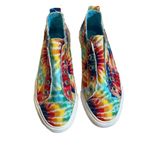 blowfish  Malibu Play Rainbow Tie Dye Canvas Slip On Sneakers, Sz 9 Photo 2