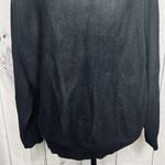 T Tahari Tahari Long Sleeve Sweater Top Size XL Black Gold Button Detail Photo 2