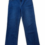 Ecru  The La Cienega Straight Leg Crop Jeans Photo 0